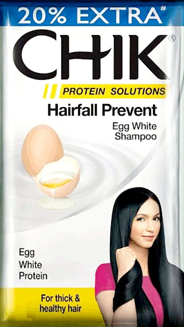 Chik Hairfall Prevent Egg White Protein Shampoo, MRP.1/-RS