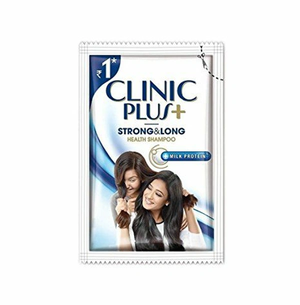 Clinic Plus Strong and Long Health Shampoo Sachet, 6.5ml, Pack of 16