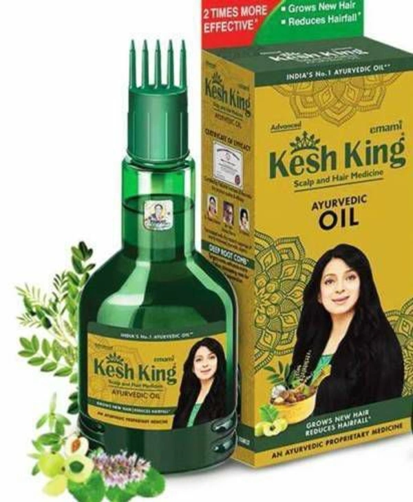 KESH KING Ayurvedic Medicinal Oil 100ml. + shampoo offer