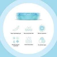 PONDS POND's Super Light Gel Moisturiser β With Hyaluronic Acid & Vitamin E, For Glowing Skin, 50 ml