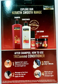 TRESemmé Keratin Smooth Shampoo 340ml + Conditioner 80ml