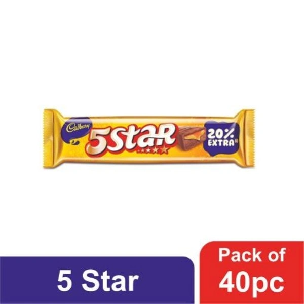 Cadbury 5 Star Chocolate 10/-*40 Pcs