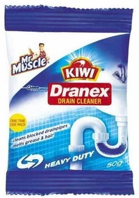 KIWIDranex Drain Cleaner - 50G Pouch (Pack Of 6)