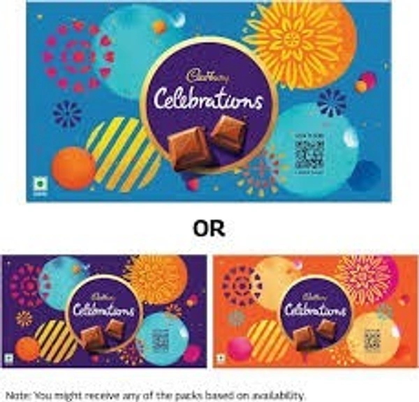 Cadbury Celebrations Gift Pack, 126.2 grams (Assorted Chocolates)