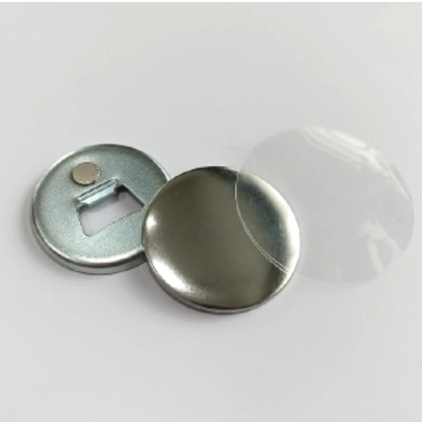 58mm Round Metal Magnet Cum Bottle Opener - 100 Qty