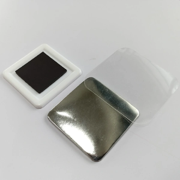 50mm Square Magnet Blanks – Badge Making Material - 100 Qty