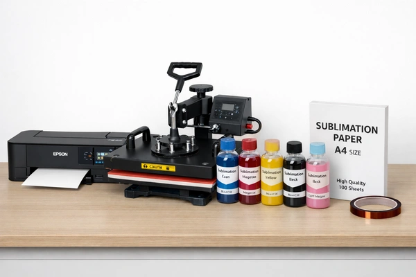 5-in-1 Combo Machine Full Setup with 6 Color Printer