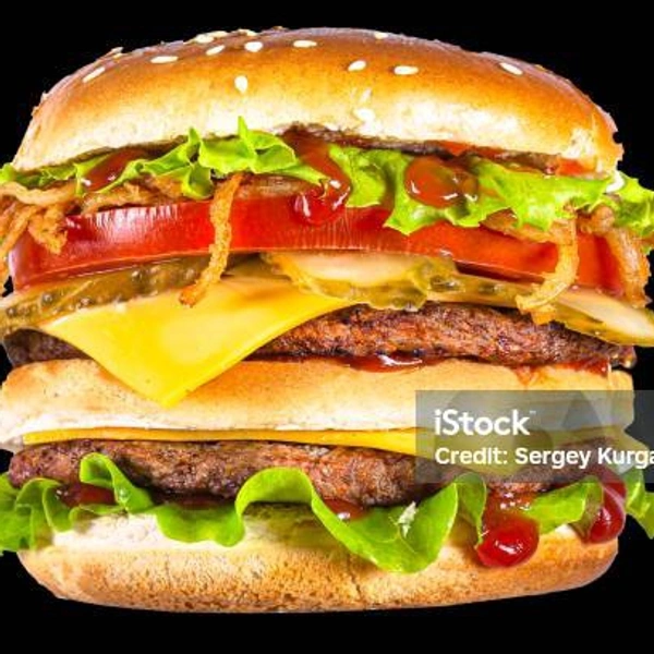 Veg Burger Double Slice Cheese