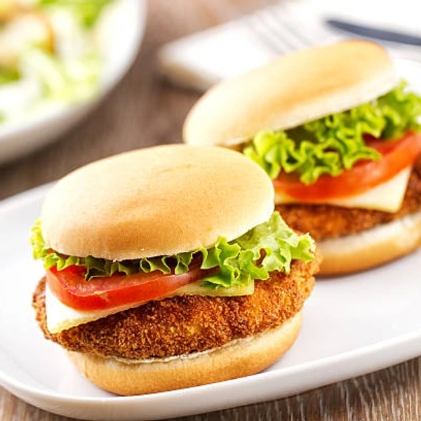 Paneer Burger Single Slice