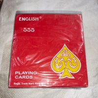 English 555 Playing Cards-Mrp30, Price24/Pcs  [Pack of 12pcs]