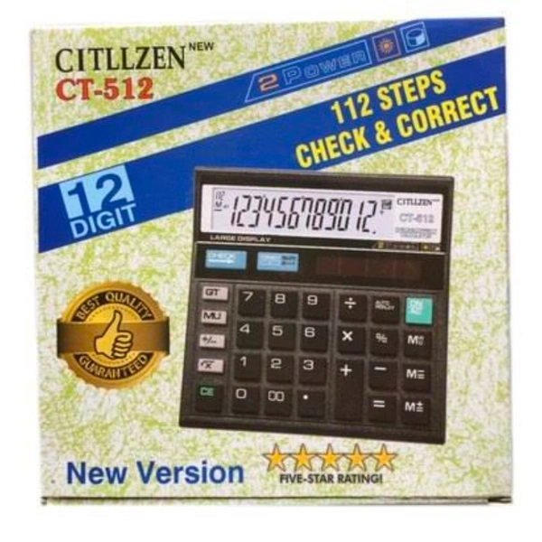 Calculator Ctzn- Price 70/Pcs  - CT-512 regular