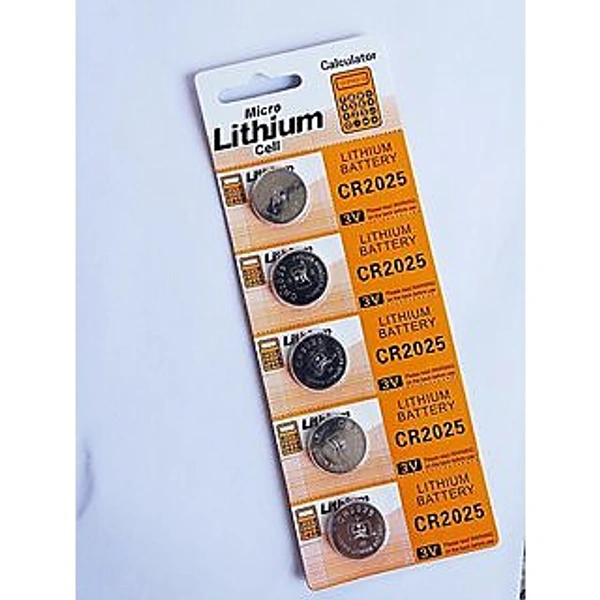 Micro Lithium-ion 2025- price 6/Pcs [Pack Of 5 pcs]