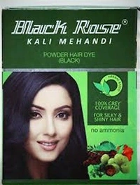Black Rose Hair Colour Mehandi- [Pack of 5pcs]