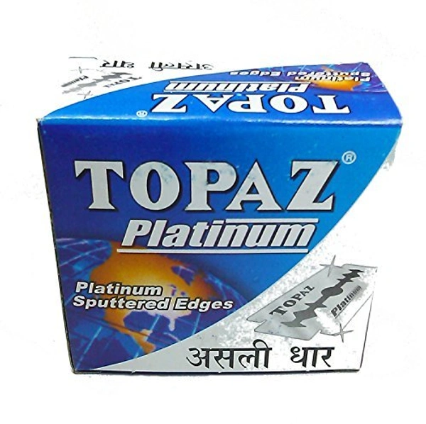 Topaz Platinum Blade Saloon Pack- Mrp 2, Price 1.3/Pcs [Pack of 50Blade]