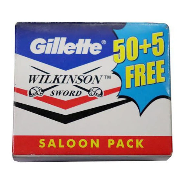Gillette Wilkinson Blade- Mrp 3, Price1.9/pcs [Pack Of 50 ]