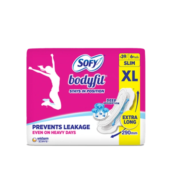 Sofy Bodyfit XL-Mrp,45 Price 38/Packet [Pack of 6pads]
