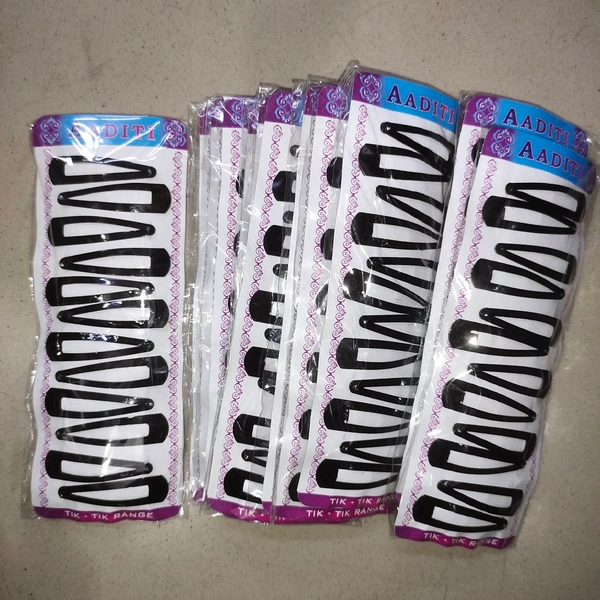 Tik Tok Cliff Metal small Size For Womens-Mrp10, Price 6/Pcs [Pack of 12set]