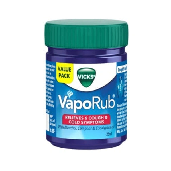Vicks Vaporub- Mrp 24, Price 20/Pcs [Pack Of 15] - 25 ml