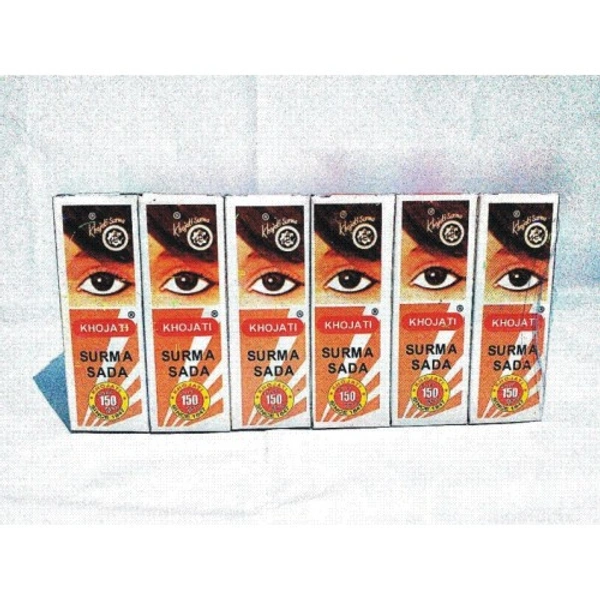 Khojati Surma Sada Small- Mrp 20 , Price 10 Pcs [Pack Of 12]