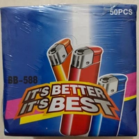Pocket Cigarette Lighter Non-Refillable- Mrp15, Price8/Pcs [Pack of 50pcs]