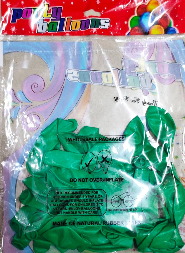 Party Balloon 999 - Price- 26/Pkt  [Pack Of 25 Pcs] - green