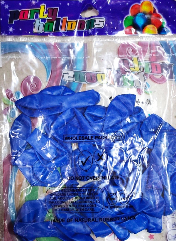 Party Balloon 999 - Price- 26/Pkt  [Pack Of 25 Pcs] - blue