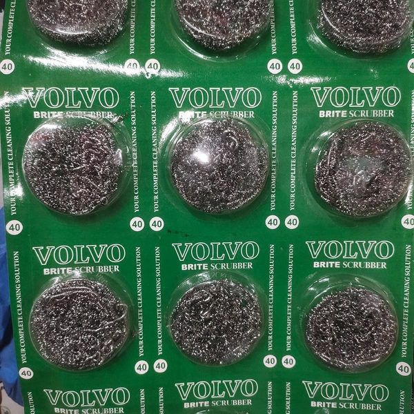 Volvo Scrubber Steel Katha Folder- Price  3.3/ Pcs [12 PCS]