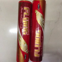 Flying Plastic Badminton Cock With Ruber End- Mrp10, Price 7/Pcs [Pack of 12pcs]