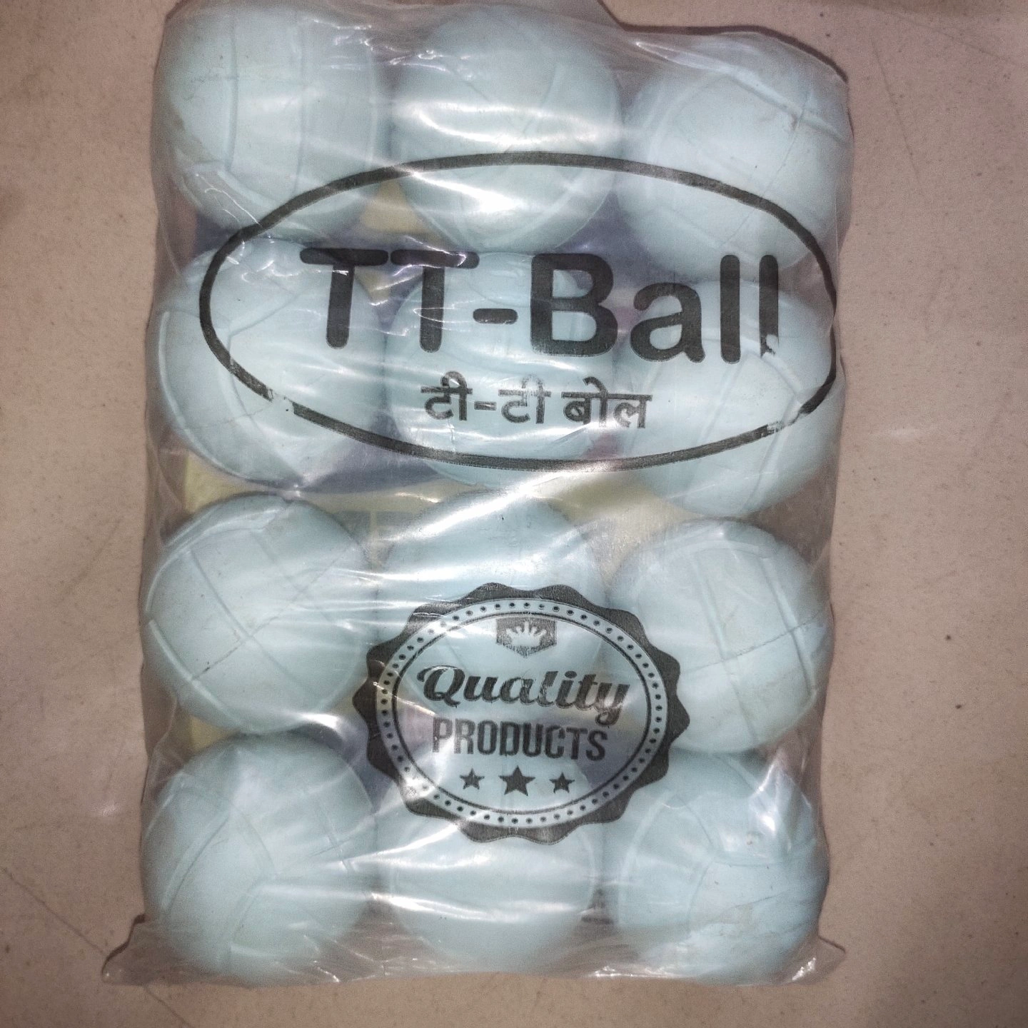 TT White Rubber Ball [12 PCS]