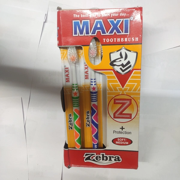 Maxi Brush- Mrp 25 Price 8/Pcs [12 PCS] - zebra