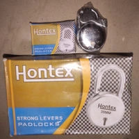 Round Lock Steel Polished Padlock With 2keys Size 35mm (MOQ-6pcs)