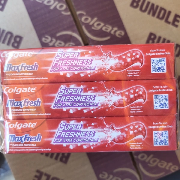 Colgate Maxfresh Red 18grams- Mrp 10, Price 8.75pcs [Pack Of 12] - 18 gram