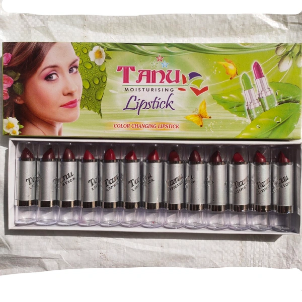 Tanu Lipstick- Price 6/Pcs [Pack Of 13] - mehroon