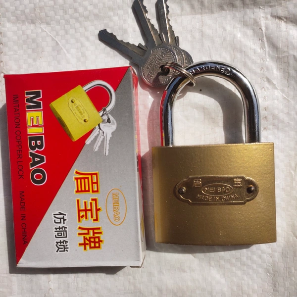Gold 63mm Locks- Price 70/Pcs