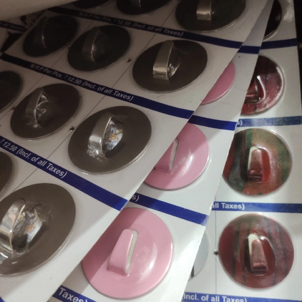 Hitten Wall Hook- Price 4.5/Pcs [Pack Of 12 ] - big