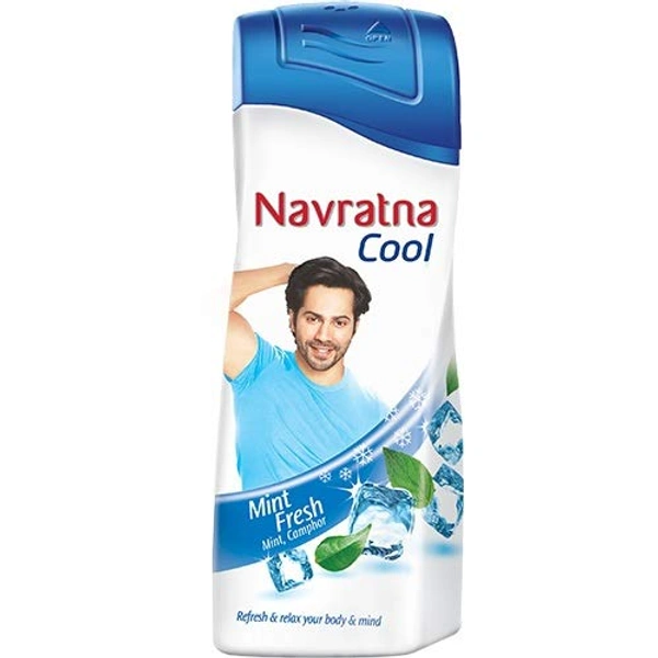 Navratna Cool Talc Powder- Mrp 10, Price 9/Pcs [Pack Of 24] - mint fresh, 18 grams