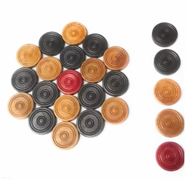 Wooden Carrom Coin- Price 30/Pcs