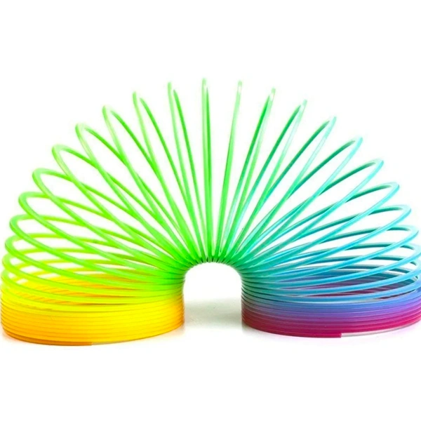 Rainbow spring toy- Price 24/Pcs