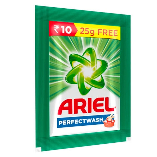 Ariel Perfectwash Detergent- Mrp 10, Price 8.75/Pcs [Pack Of 12 ]