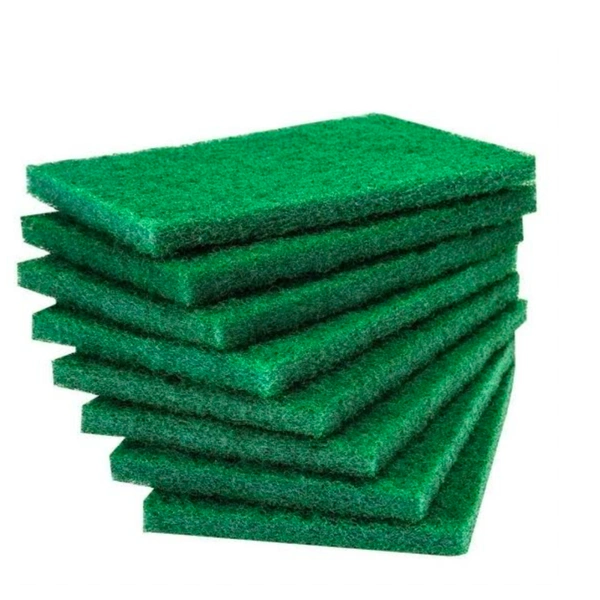 Green Scrubber Pad- Price 3/Pcs [Pack Of 10 ]