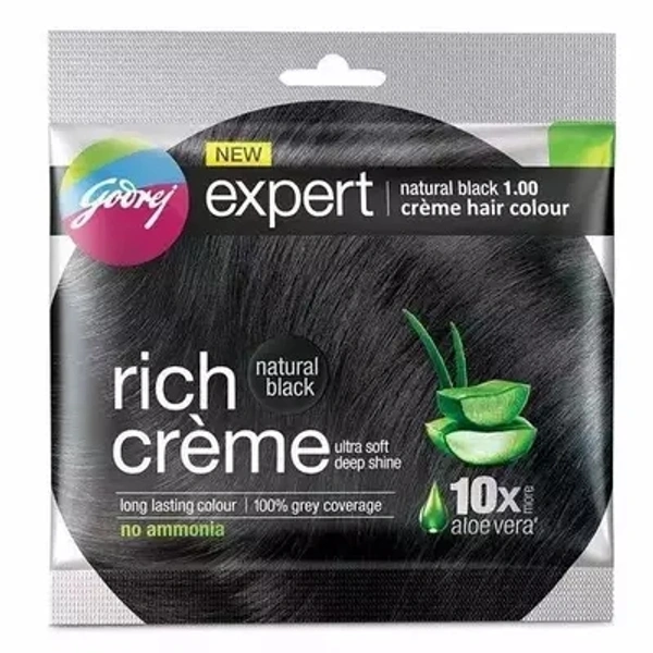 Godrej Expert Rich Cream- Mrp 15, Price 12.5/Pcs [Pack Of 10 ] - Black