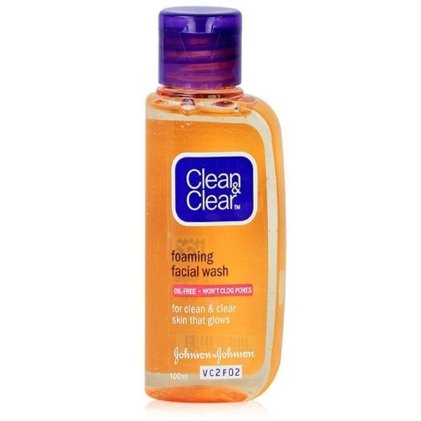 Clean & Clear Foaming Facewash 50ml- Mrp 99, Price 84/Pcs