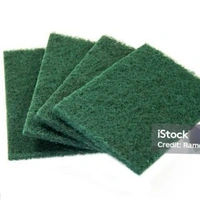 Hema Clean Brand Green Scrubber Small- Mrp 10, Price 4/pcs [Pack of 12pcs]