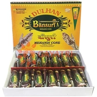 Satrang Bansuri Mehandi Cone Small- MRP 10, Price 4.5/pcs [Pack of 12pcs] - 12pcs × 1box