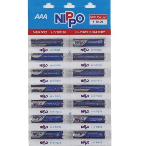 Nippo AAA Blue- Mrp 10, Price 6.5/Pcs  [Pack of 20pcs]