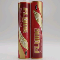 Flying Plastic Badminton Cock With Ruber End- Mrp10, Price 7/Pcs [Pack of 12pcs]