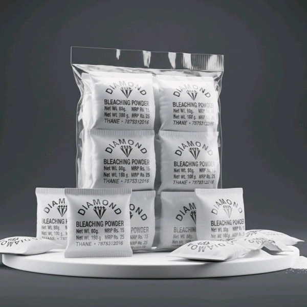 Diamond Brand Bleaching Powder- Mrp15, Price 7/Pcs [Pack of 12pcs]