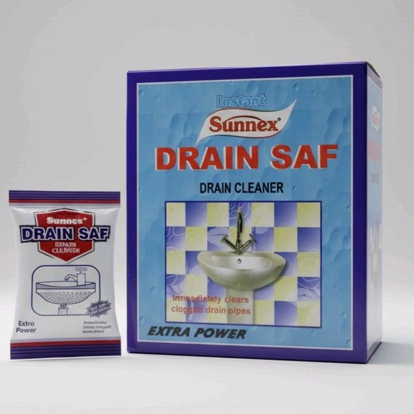 Drainage Drain Cleaner Powder Immediately Clears Clogged Drain Pipes- Mrp20, Price11/Pcs [Pack of 12pcs]