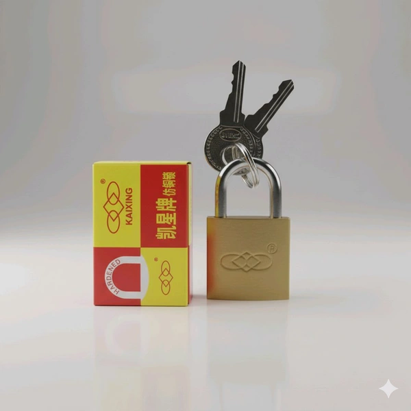 Imitation Copper Lock With 2 Keys Size 20mm