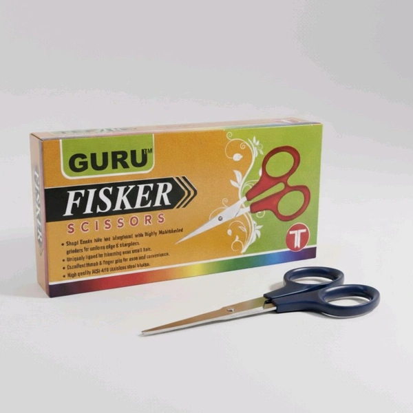 Guru Scissors Normal Quality - Mrp15, Price7/pcs [Pack of 12pcs]